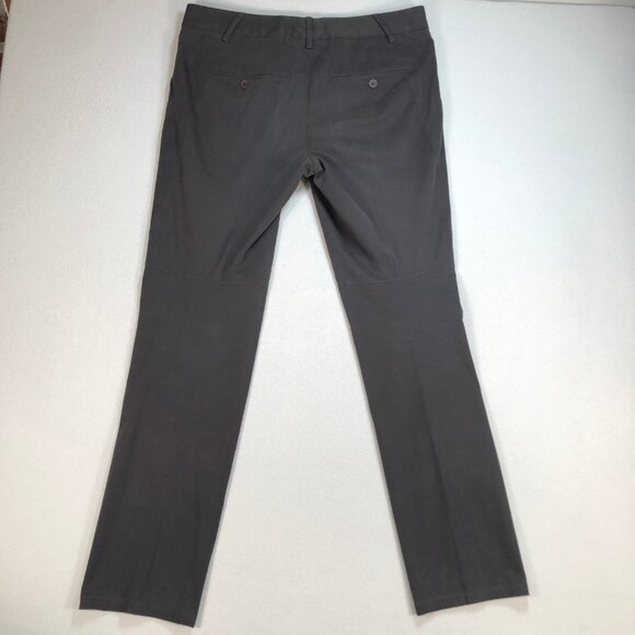 Marithe Francois Girbaud Pants Men's 36x33 Gray Brown Chinos GIR+A&F srl Italy - Picture 2 of 16
